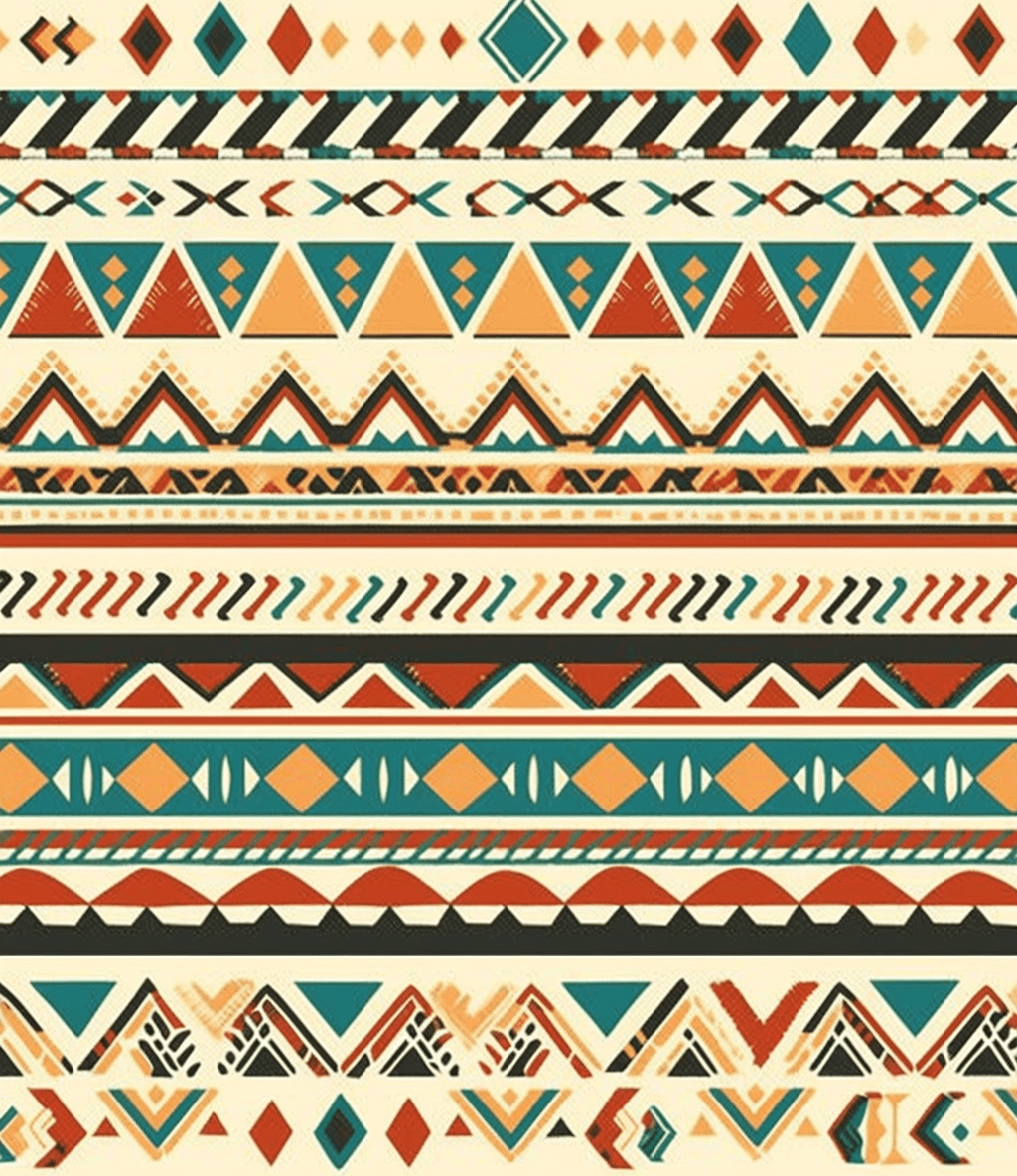 Boho Spring original repeating artwork