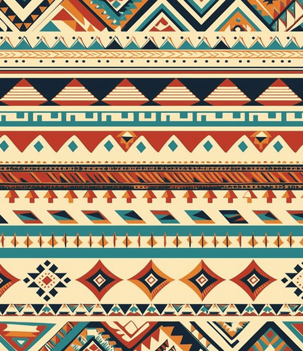 Boho Bounce original repeating artwork