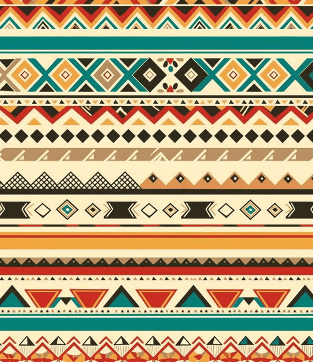 Boho Route original repeating artwork