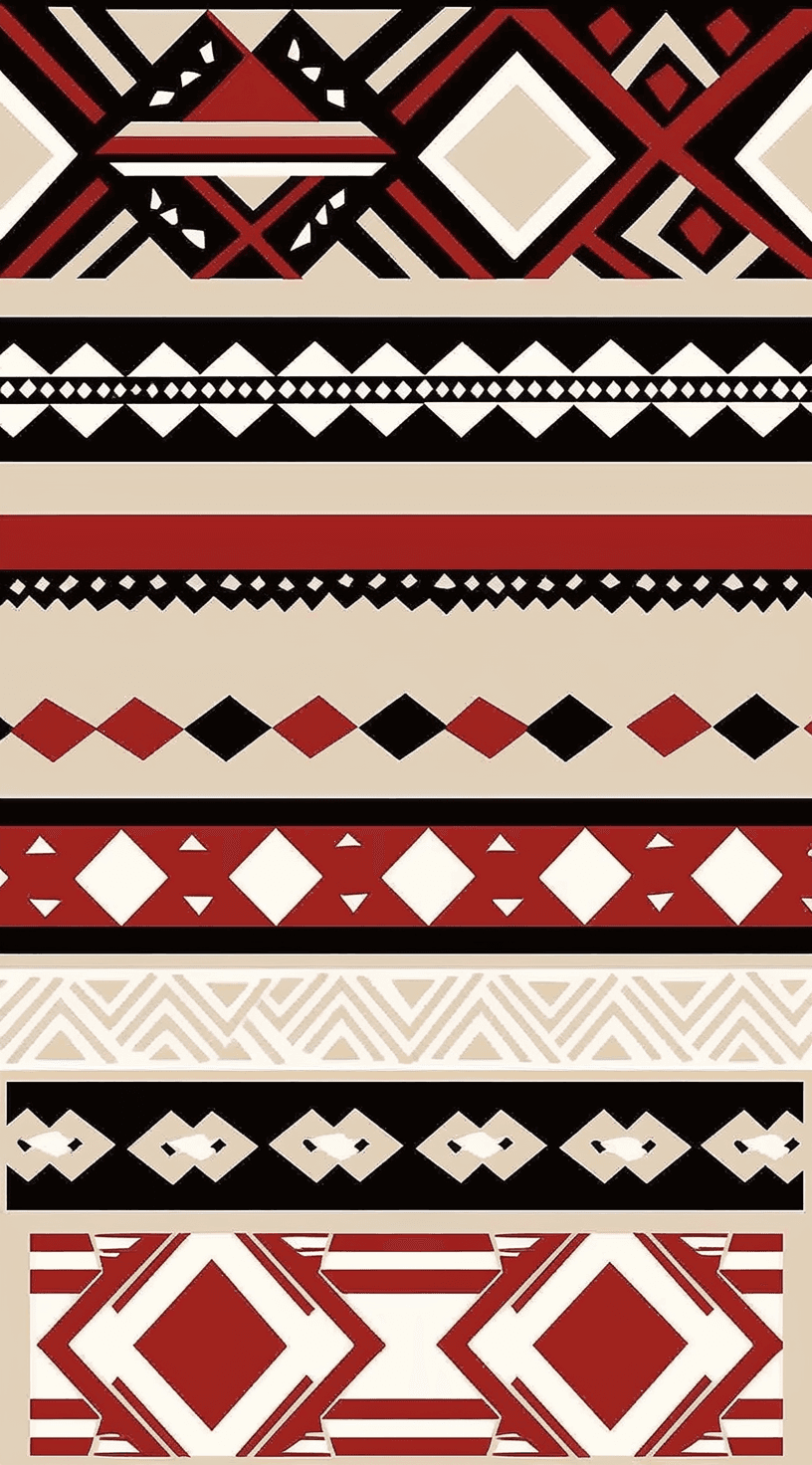 Boho Onyx original repeating artwork