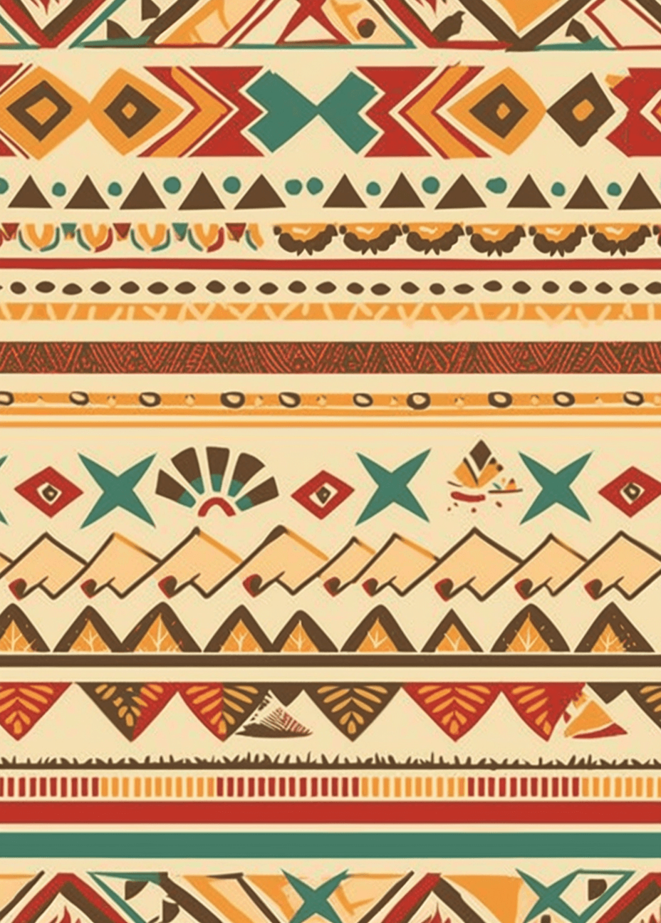 Boho Harbor original repeating artwork