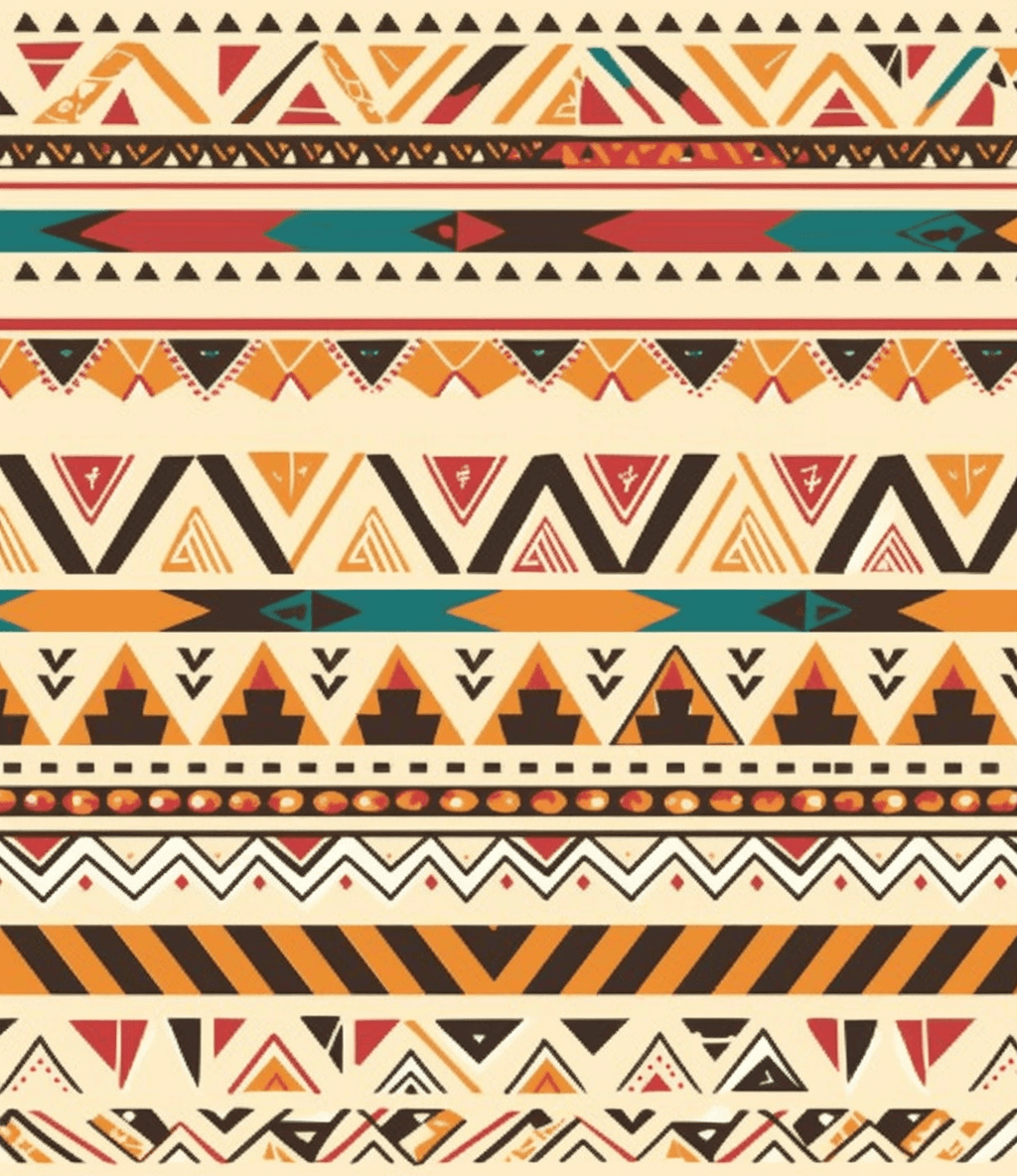 Boho Series original repeating artwork