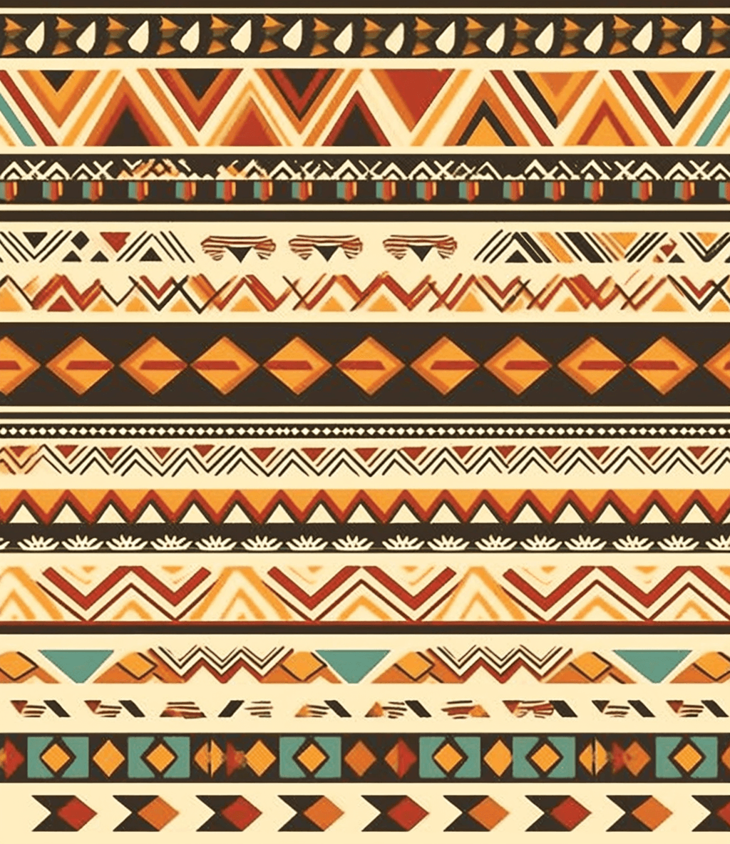 Boho Corner original repeating artwork