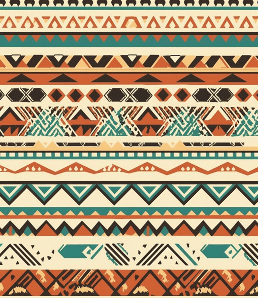 Boho Track original repeating artwork