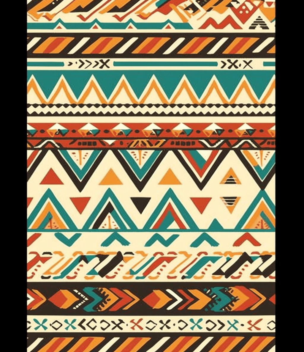 Boho Loop original repeating artwork