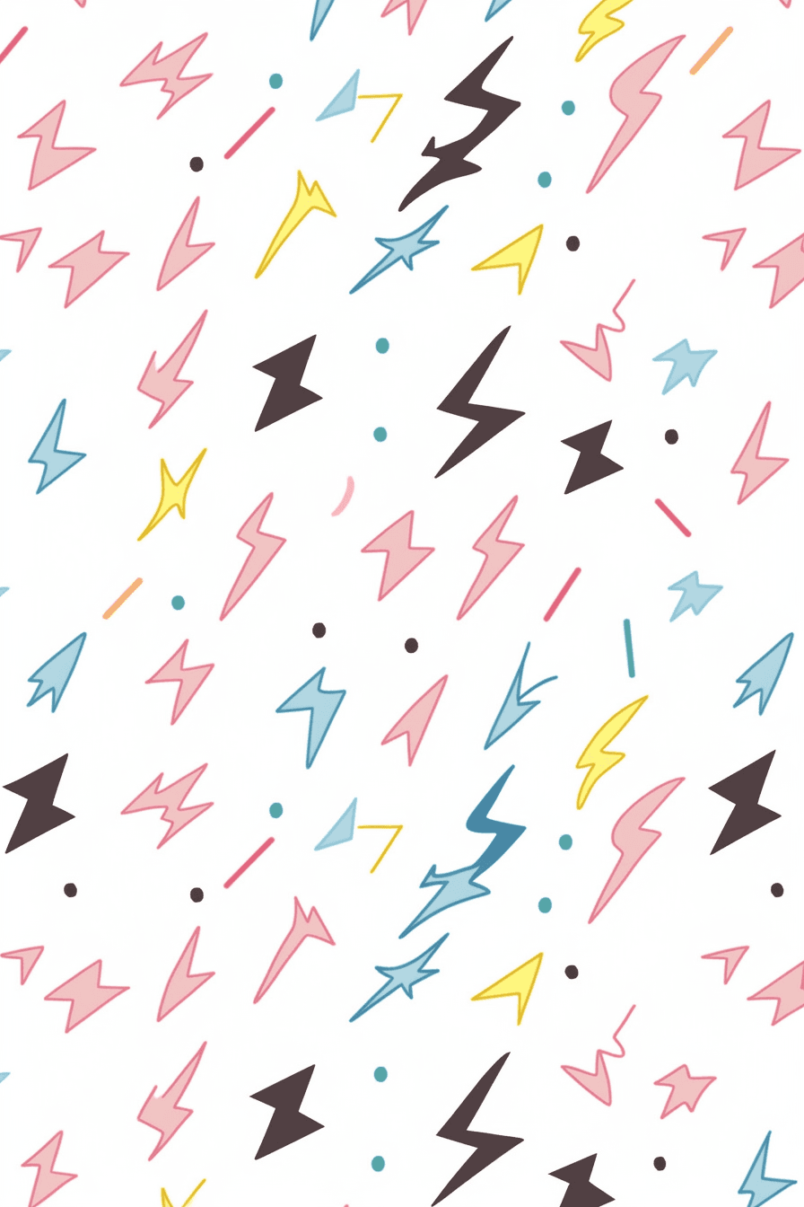 Lightning Fair original repeating artwork