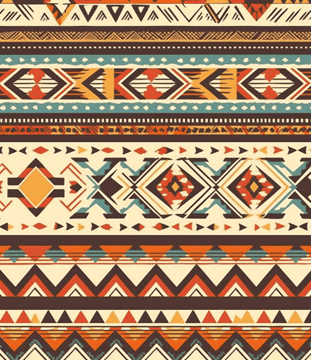 Boho Dusk original repeating artwork