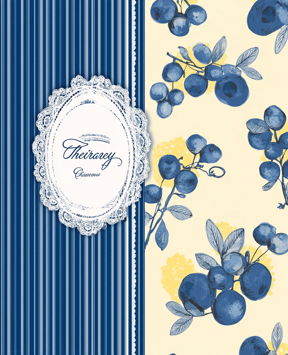 Blueberry Squad original repeating artwork