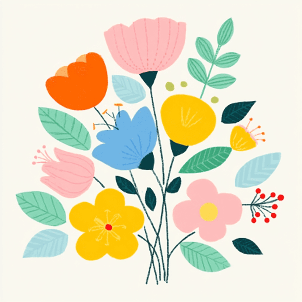 Blossom 1082 original repeating artwork