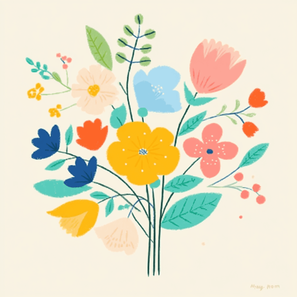 Blossom 1079 original repeating artwork