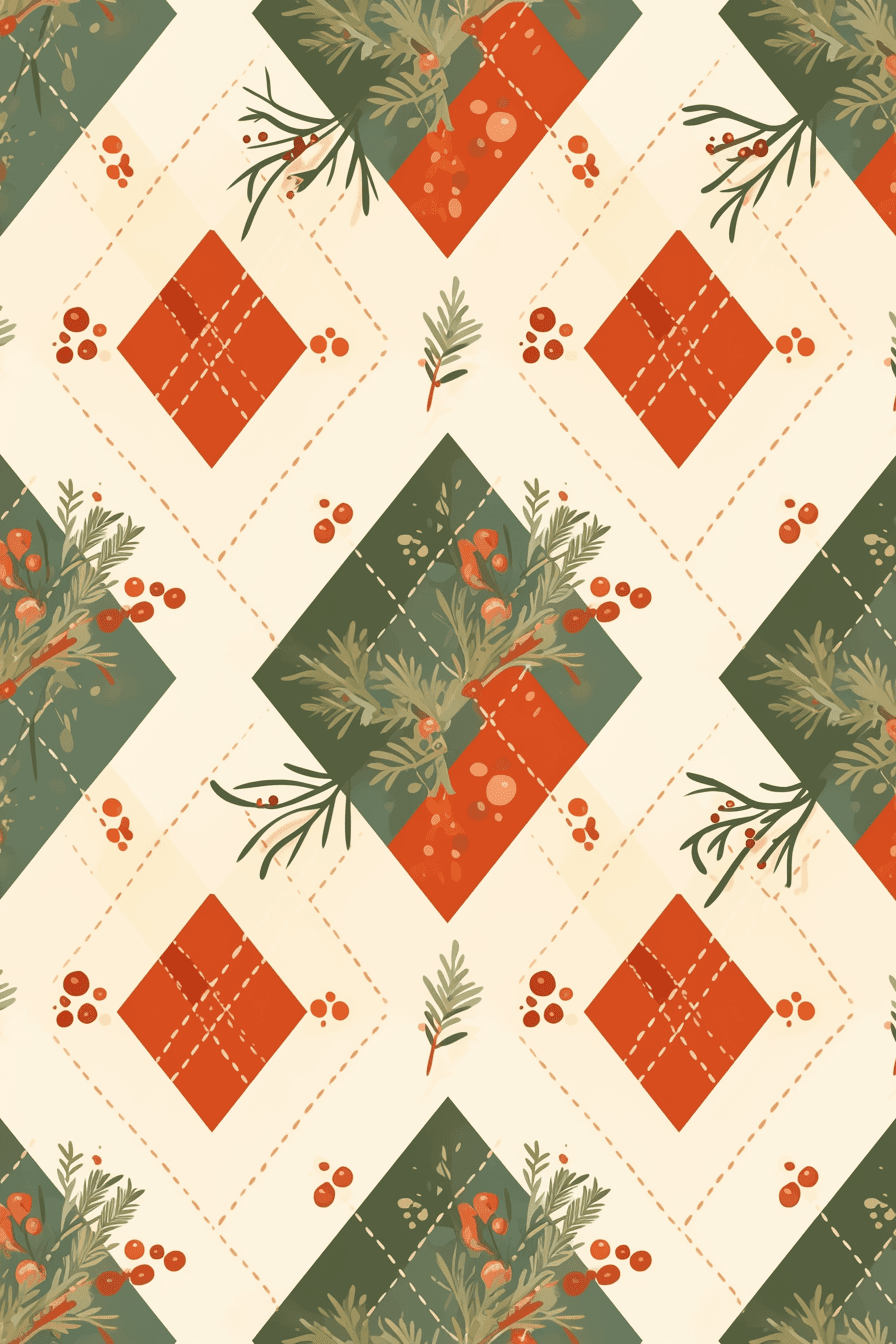 Christmas 125 original repeating artwork