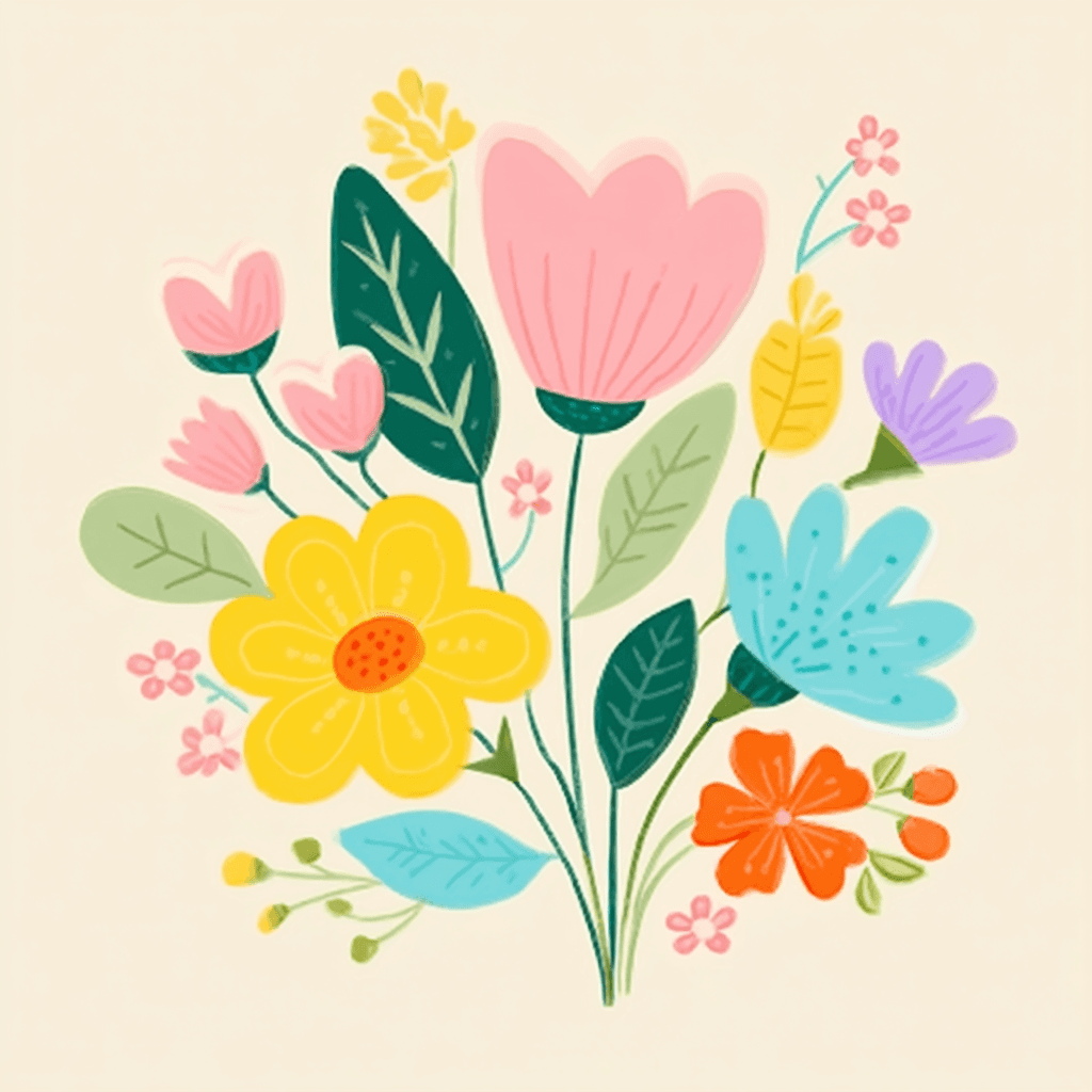 Blossom 1076 original repeating artwork