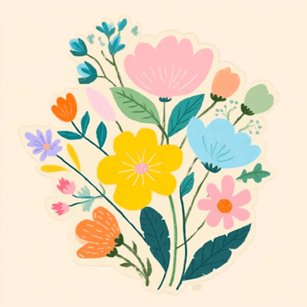 Blossom 1074 original repeating artwork