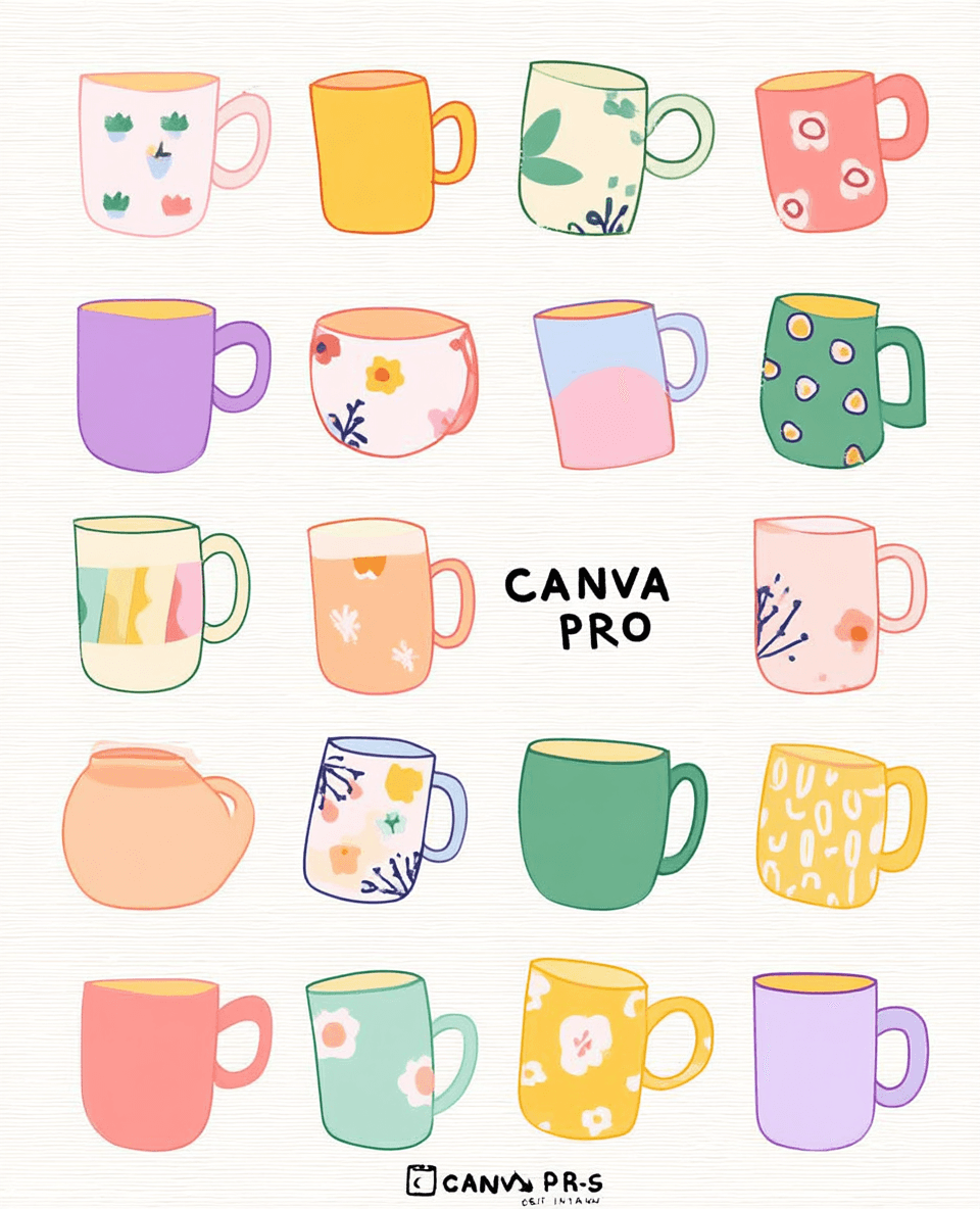 Cup Team original repeating artwork