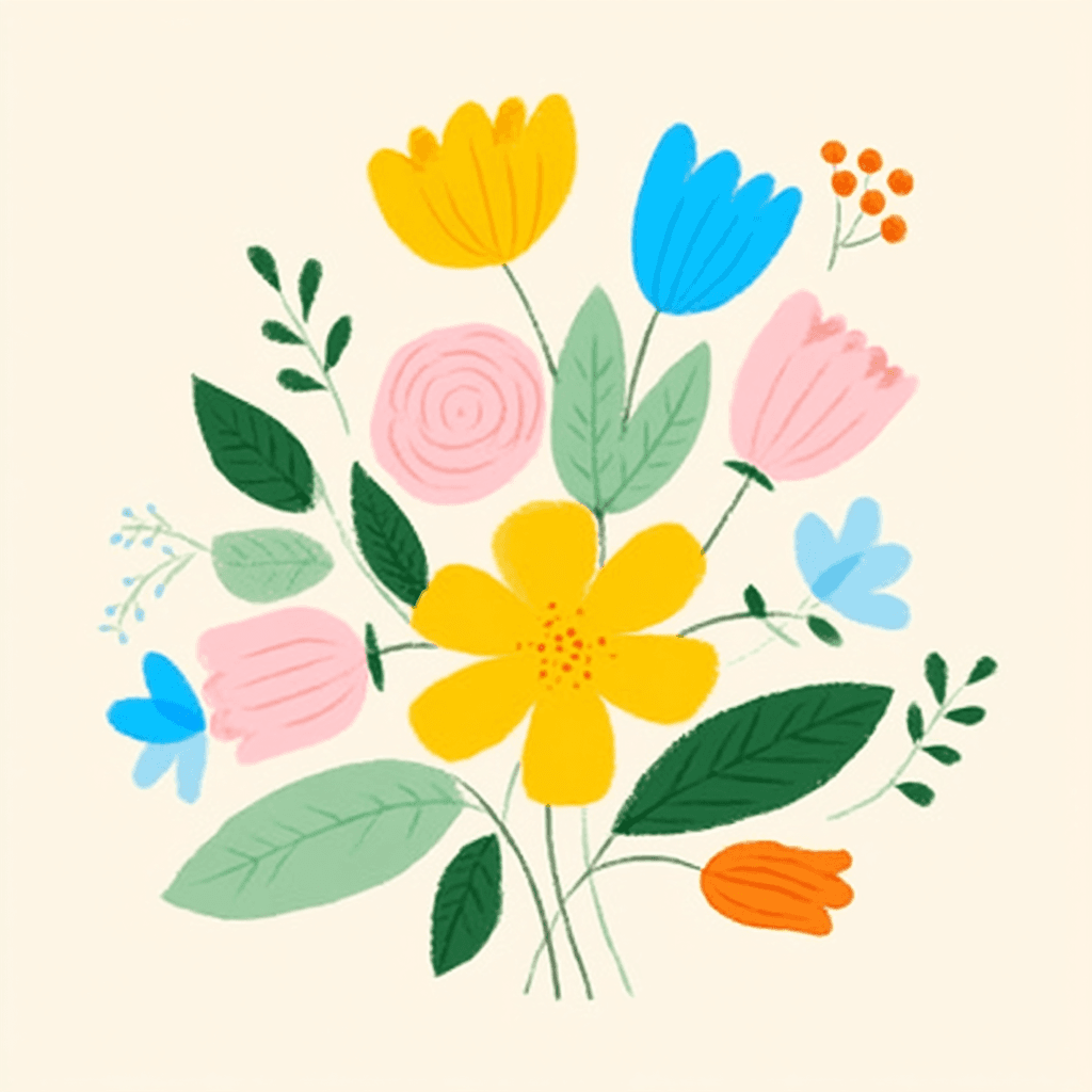 Blossom 1072 original repeating artwork
