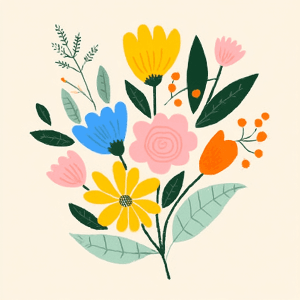 Blossom 1071 original repeating artwork