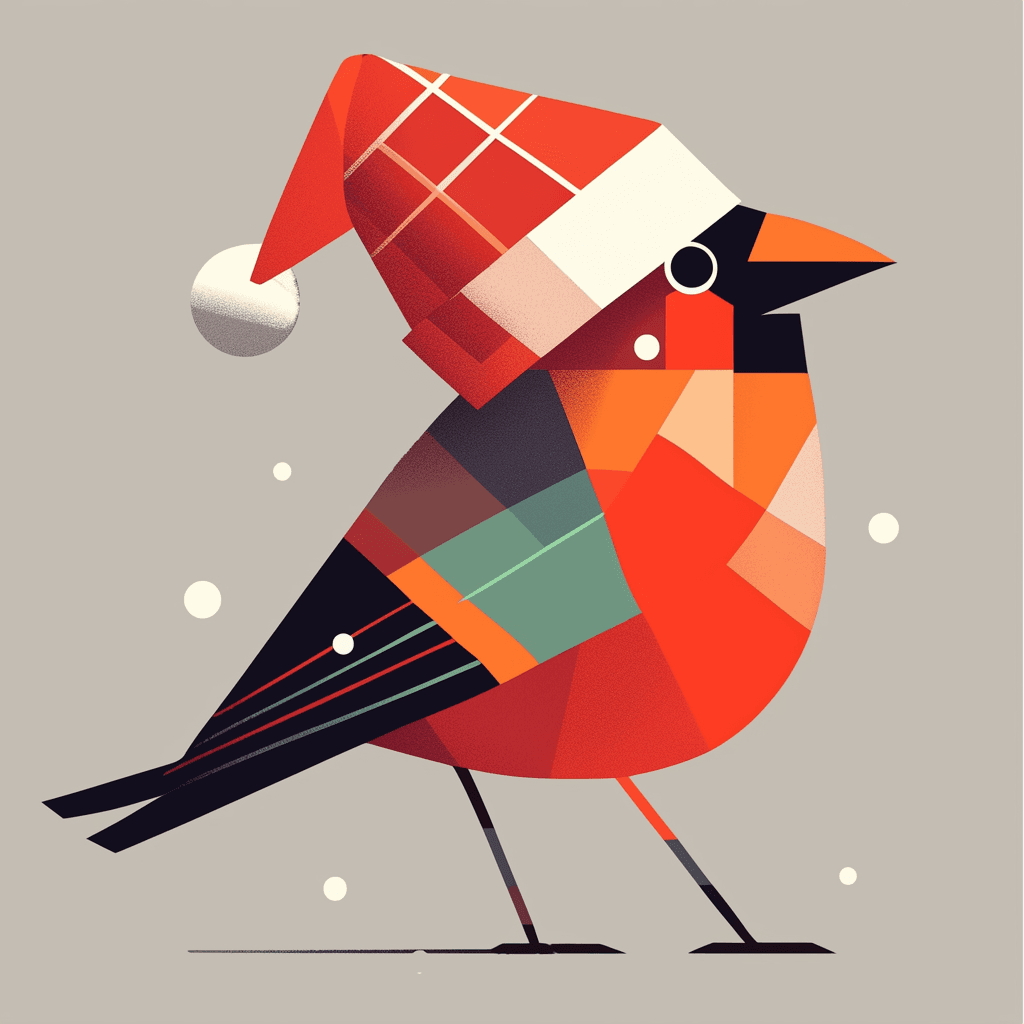 Christmas Animals original repeating artwork
