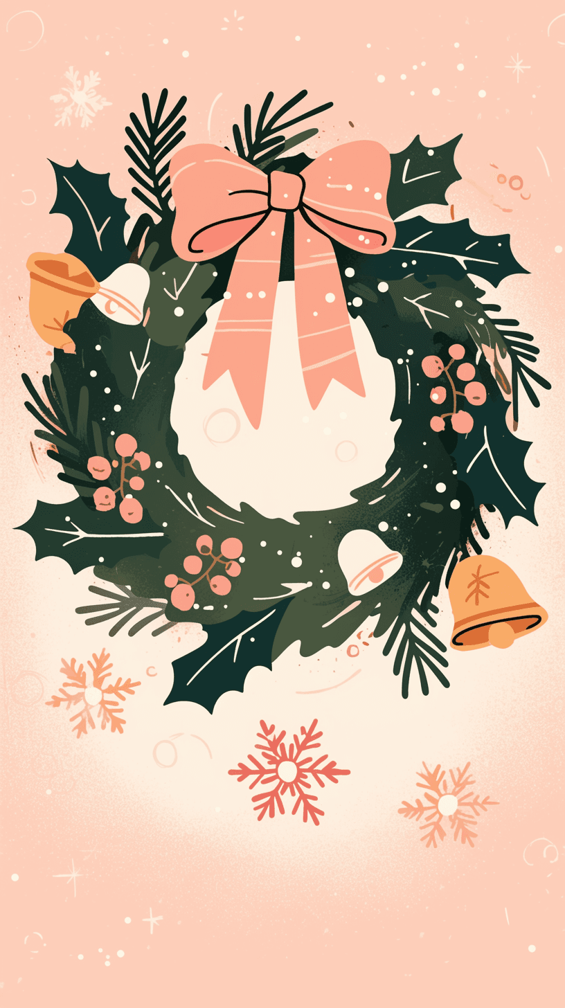 Christmas Wreath 112 original repeating artwork