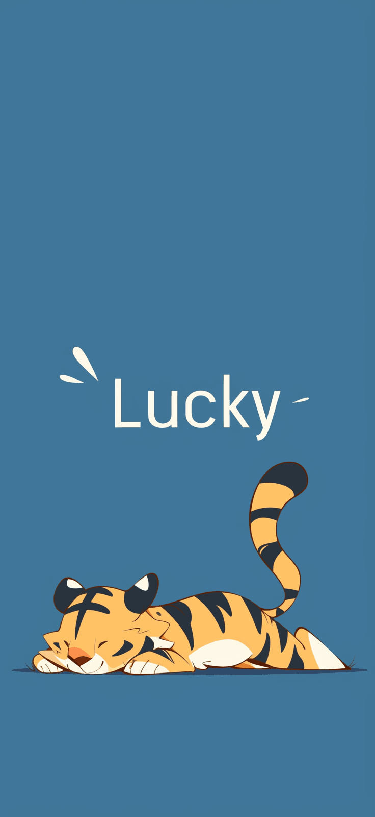 Tiger Dash original repeating artwork