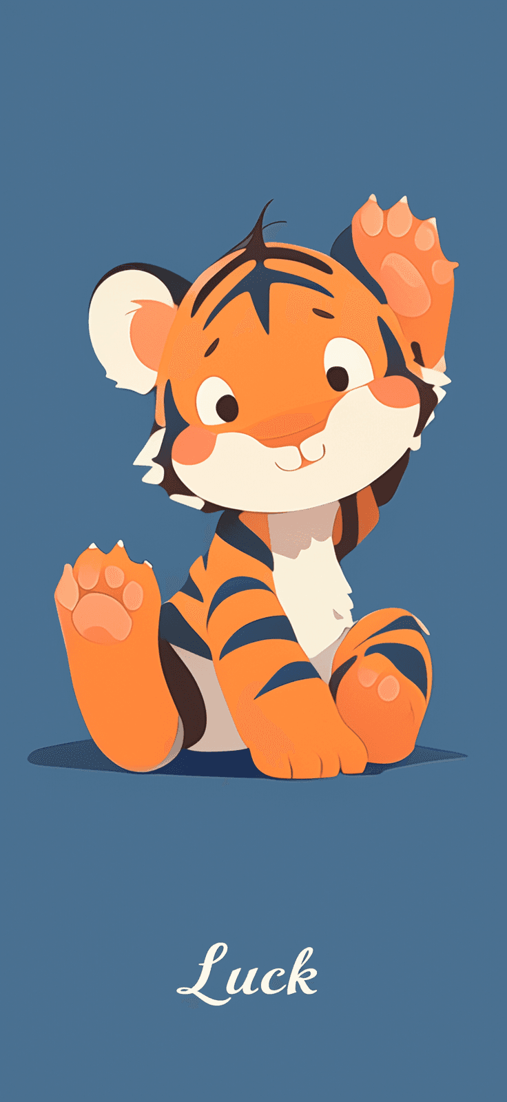 Tiger Echo original repeating artwork