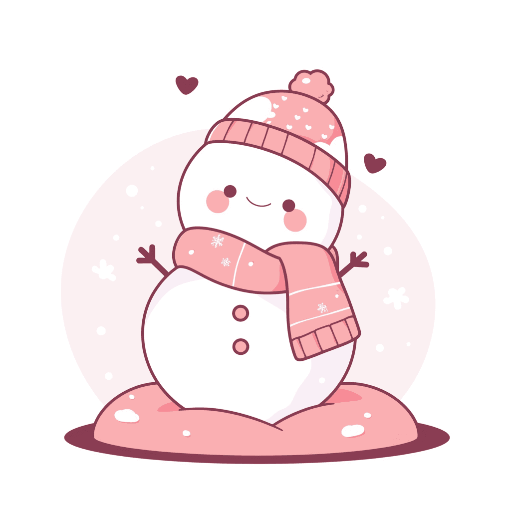 Snowman Club original repeating artwork