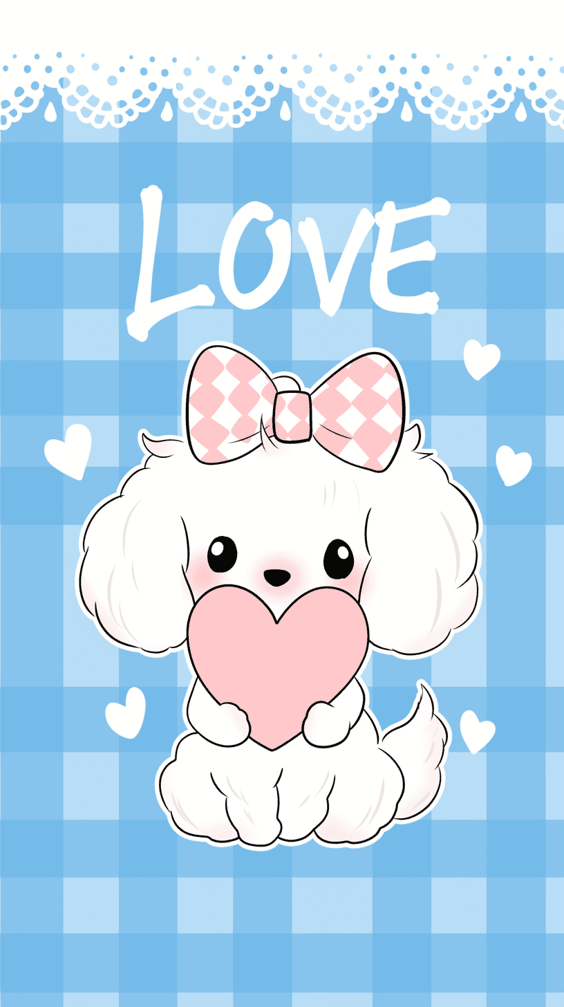 Dog Spin original repeating artwork