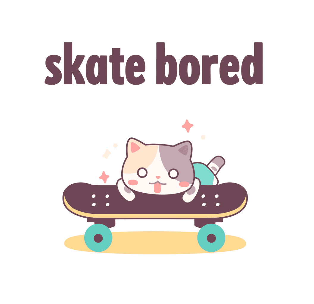 Skateboard Spin original repeating artwork