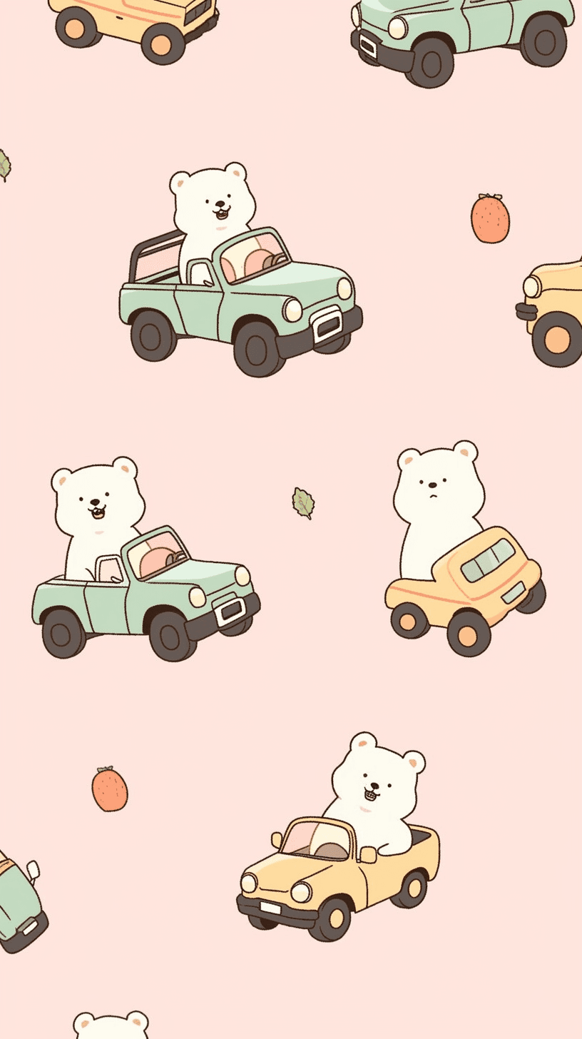 Puppy Chase original repeating artwork