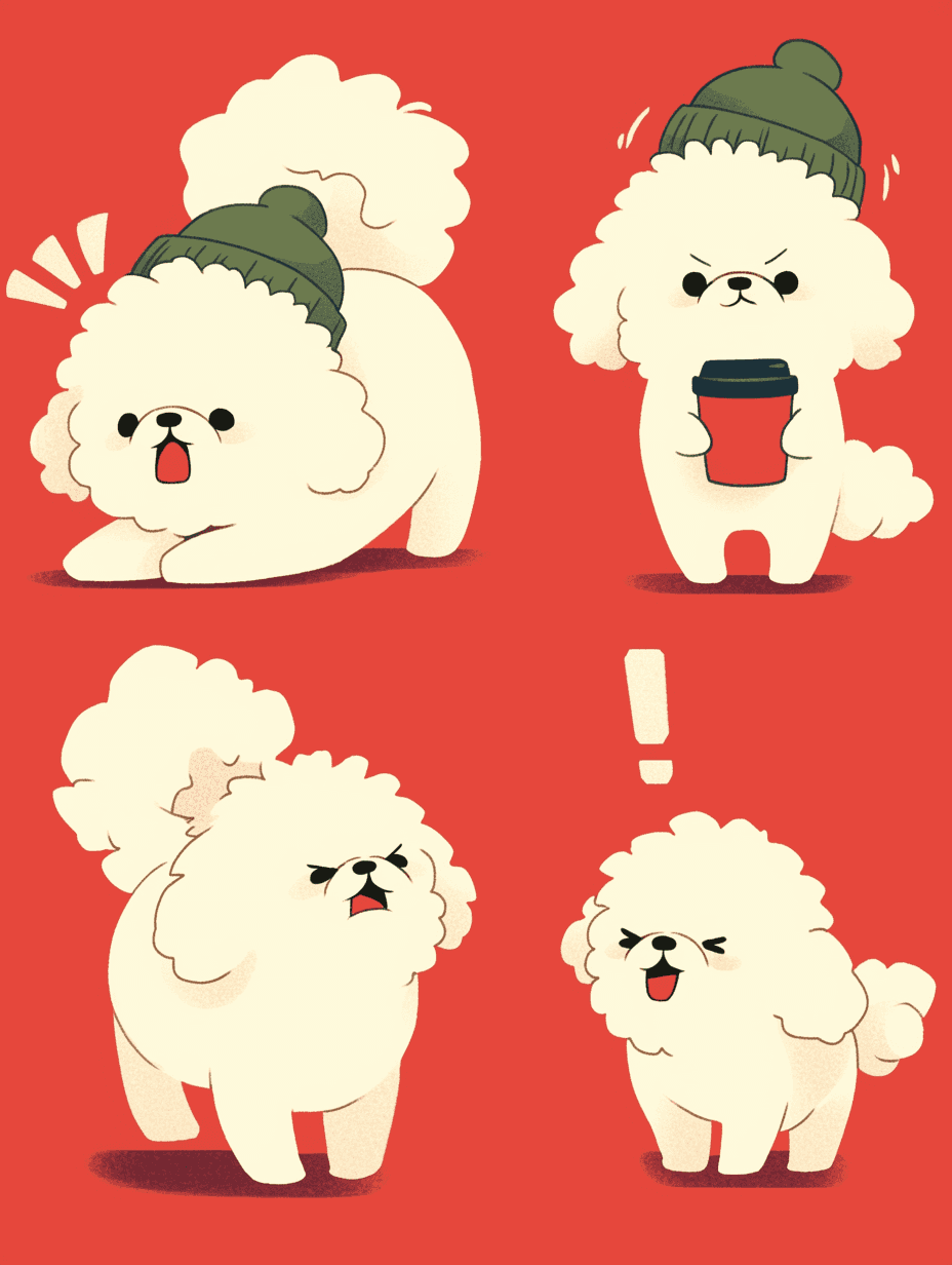 Puppy Rush original repeating artwork