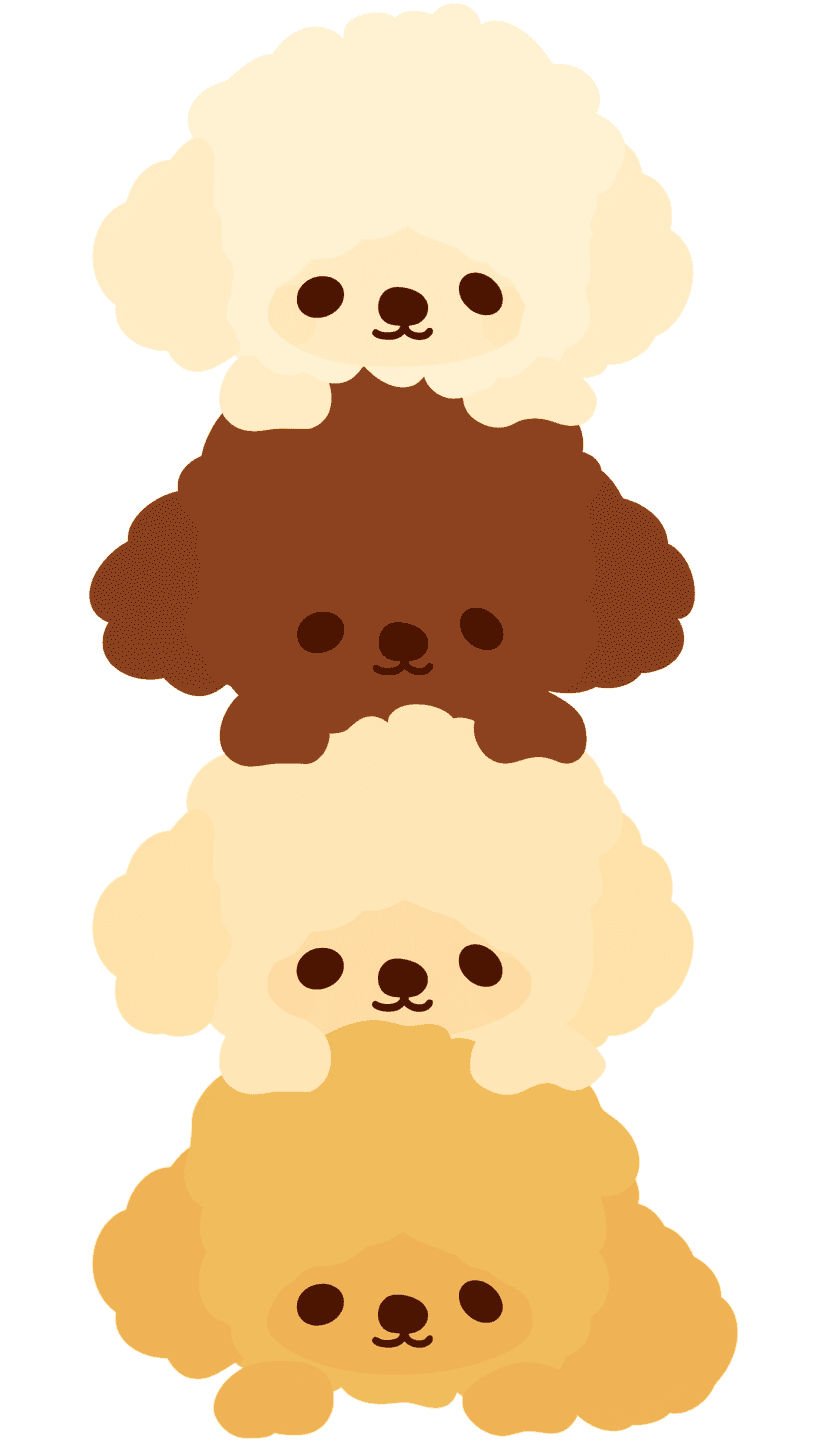 Puppy Path original repeating artwork