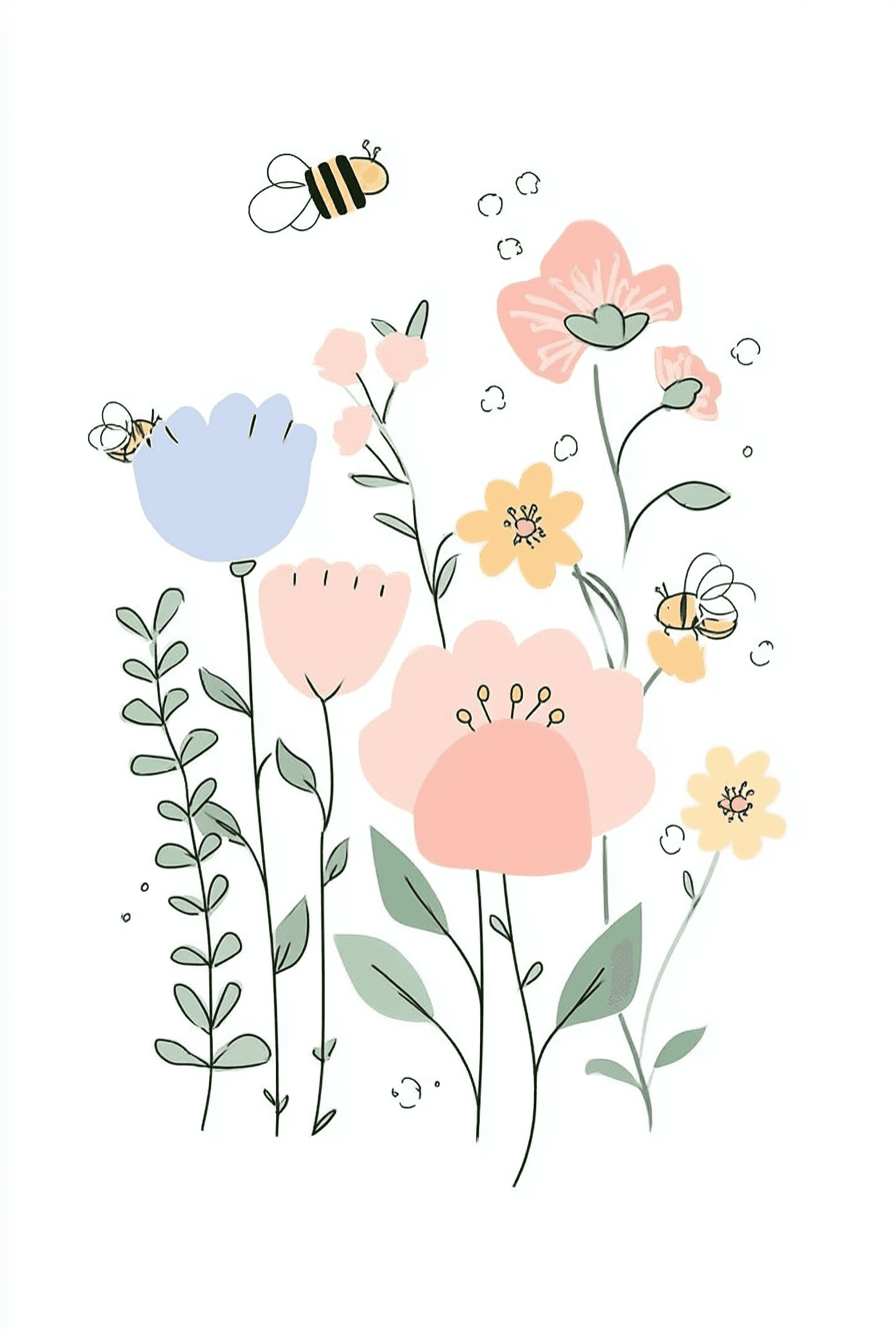 Blossom 1029 original repeating artwork