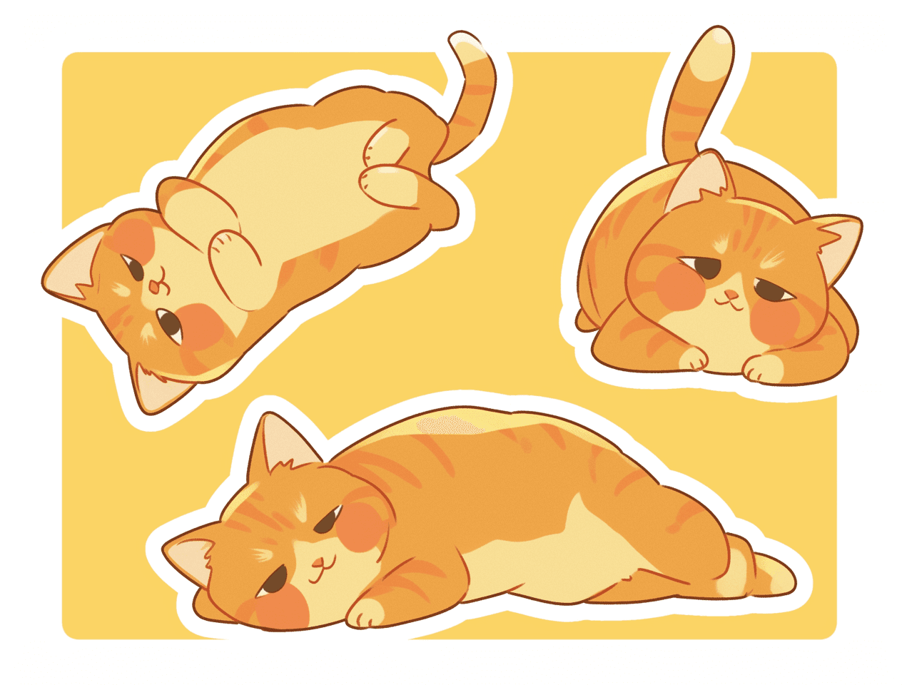 Cat 024 original repeating artwork