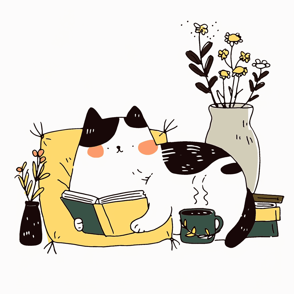 Cat 071 original repeating artwork