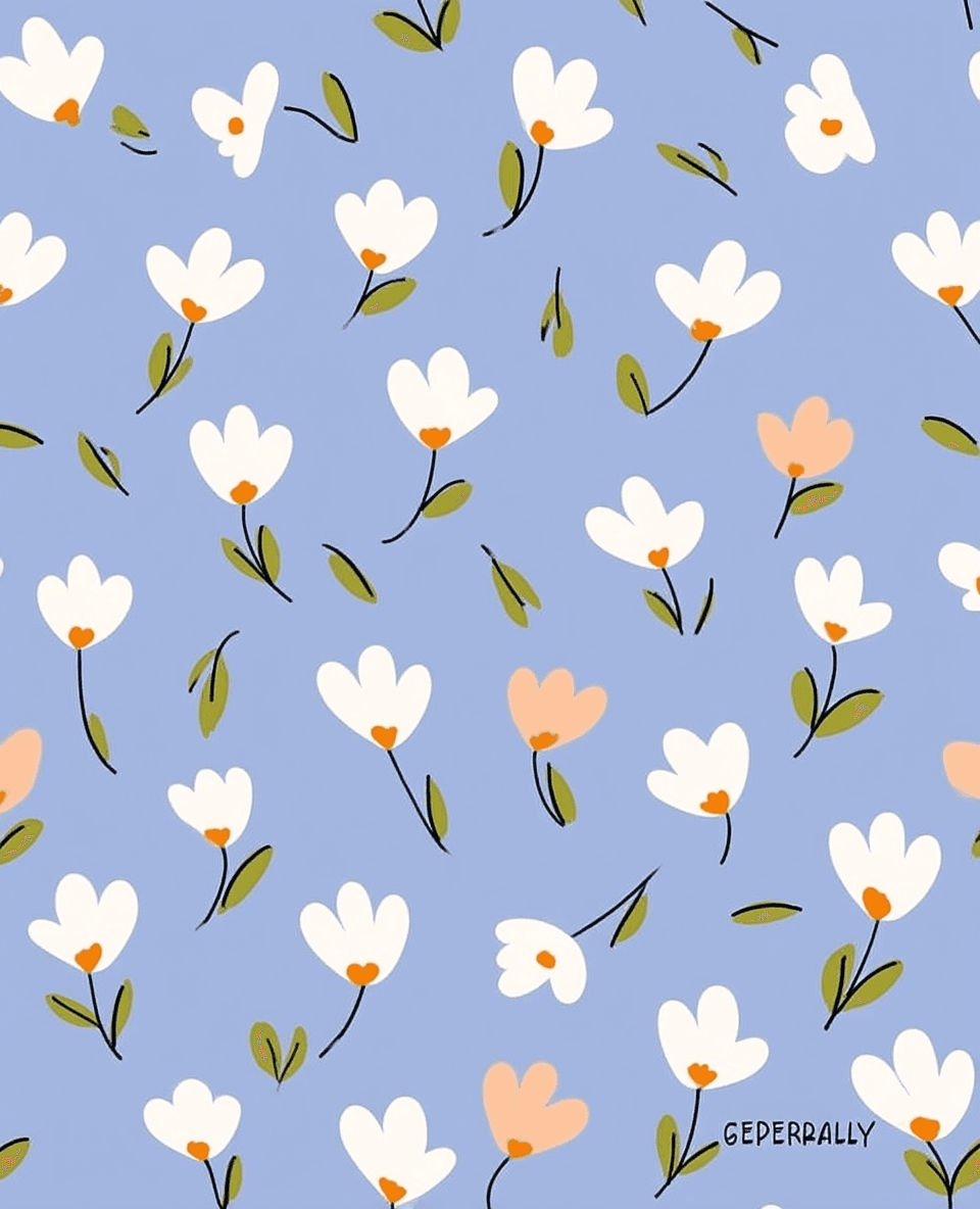 Blossom 968 original repeating artwork
