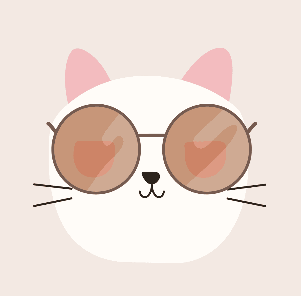 Cat 089 original repeating artwork