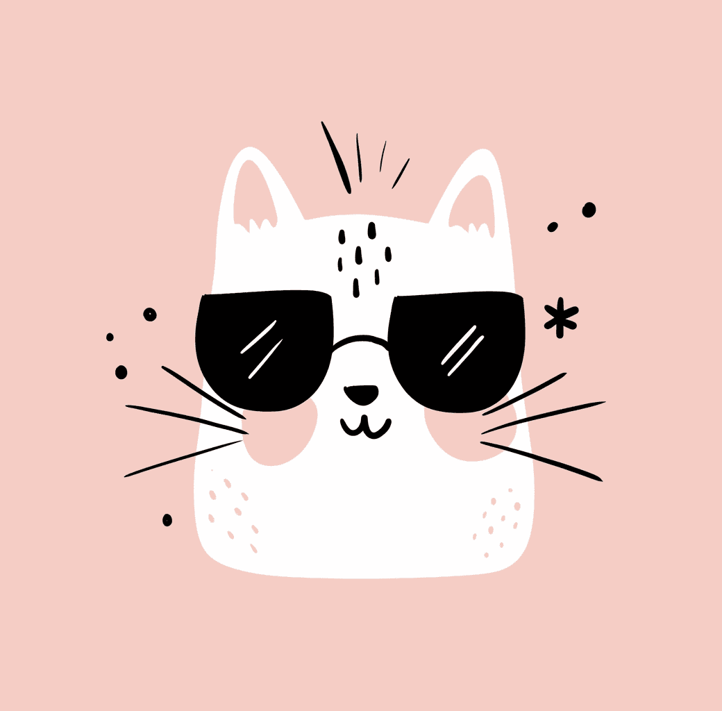 Cat 014 original repeating artwork