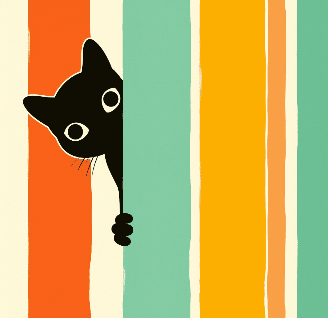 Cat Archive original repeating artwork