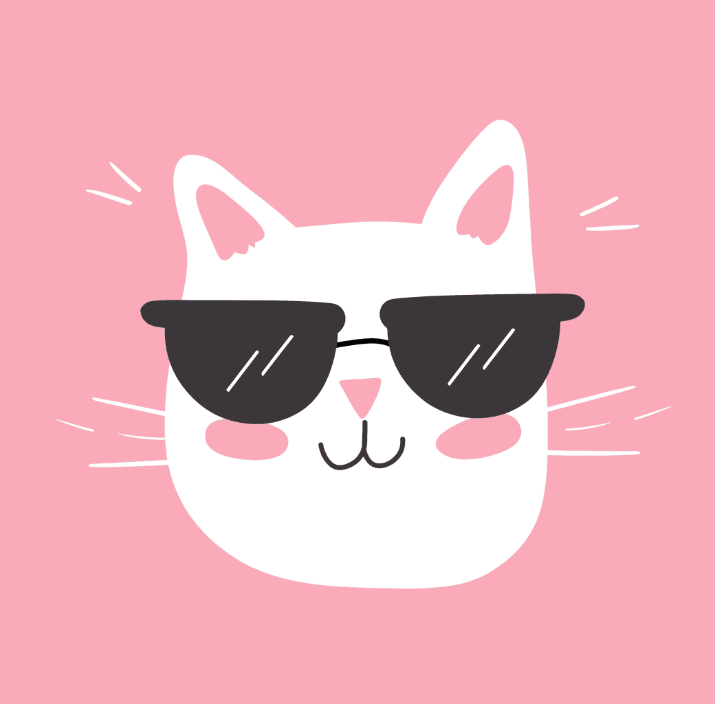 Cat Spark original repeating artwork