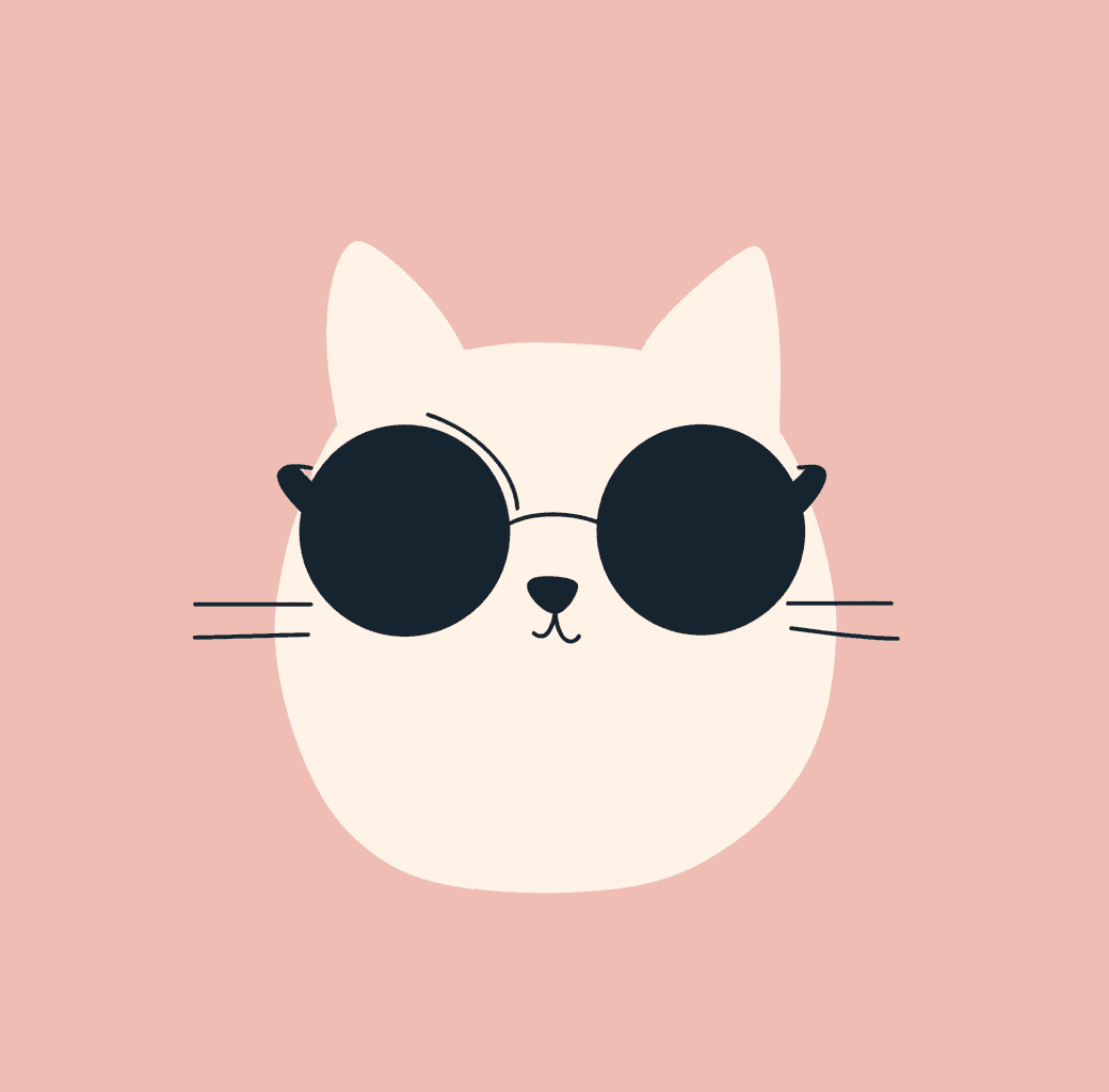 Cat Winter original repeating artwork