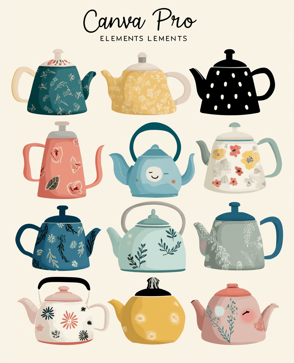 Kettle Gang original repeating artwork