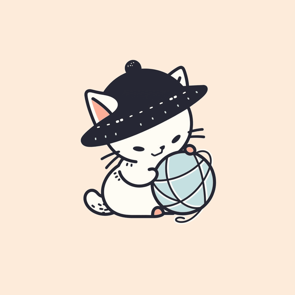 Cat 093 original repeating artwork