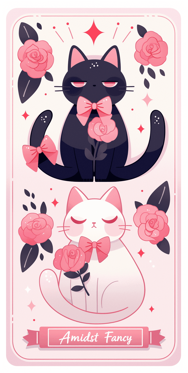 Cat Downtown original repeating artwork