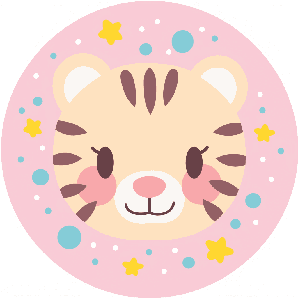 Tiger Head Beats original repeating artwork