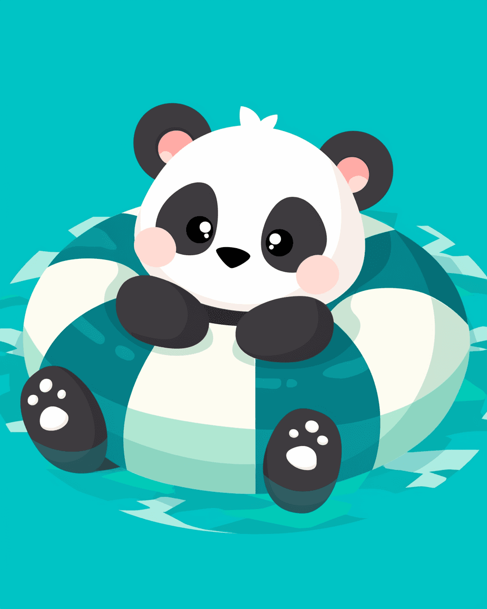 Panda Tune original repeating artwork
