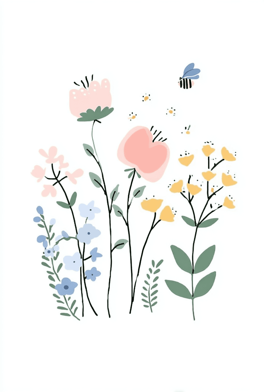 Blossom 898 original repeating artwork