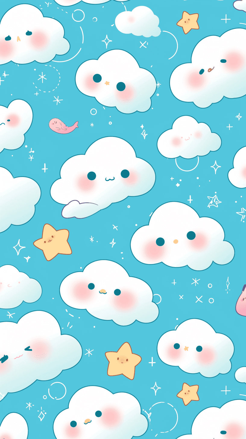 Cloud Street original repeating artwork