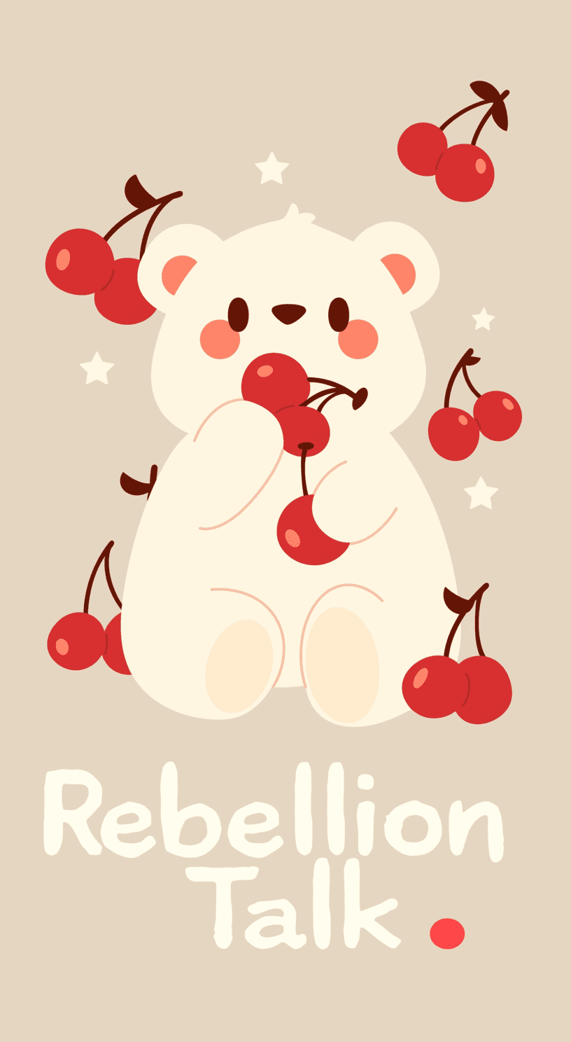 Cherry Wander original repeating artwork