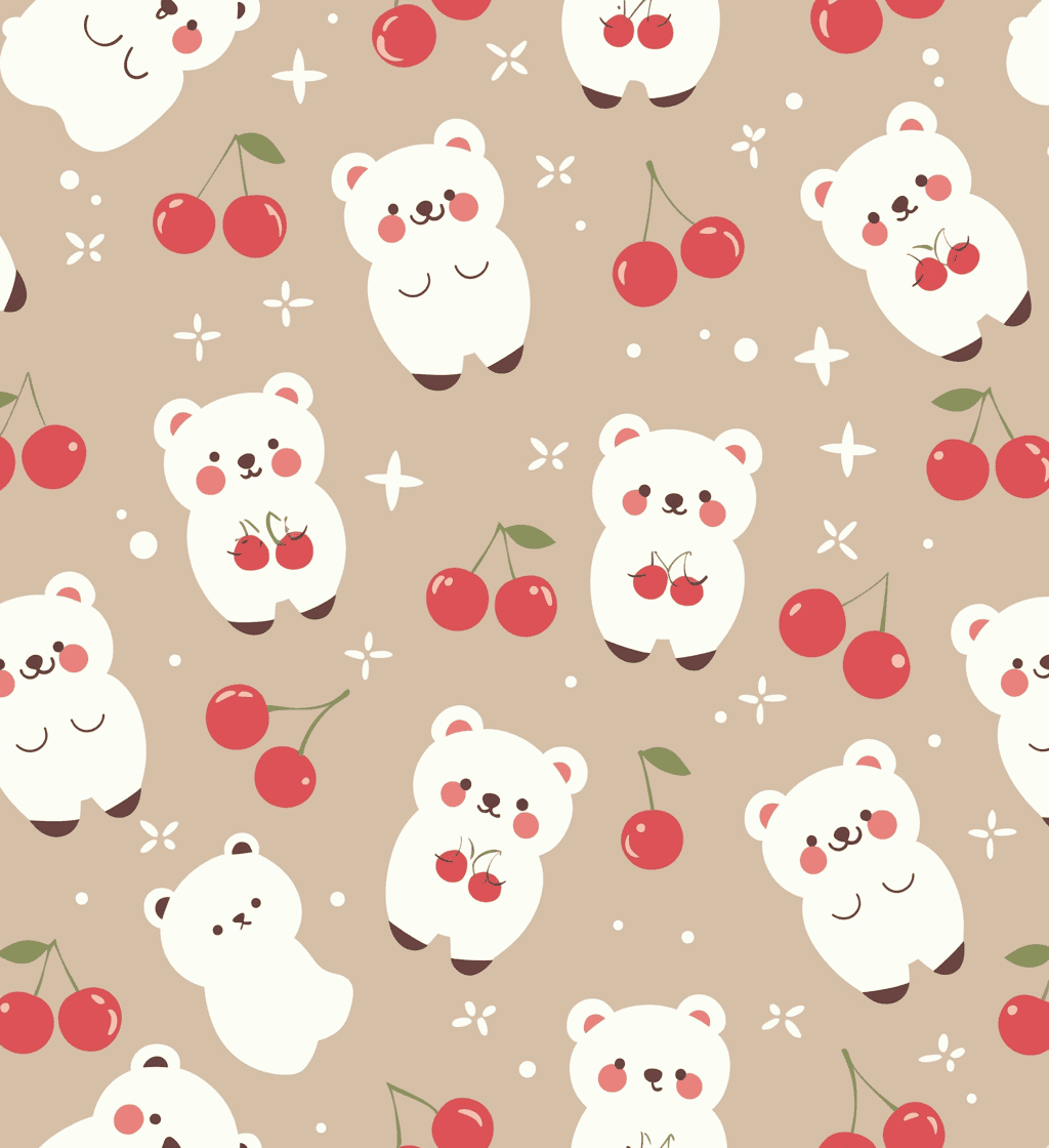 Cherry South original repeating artwork