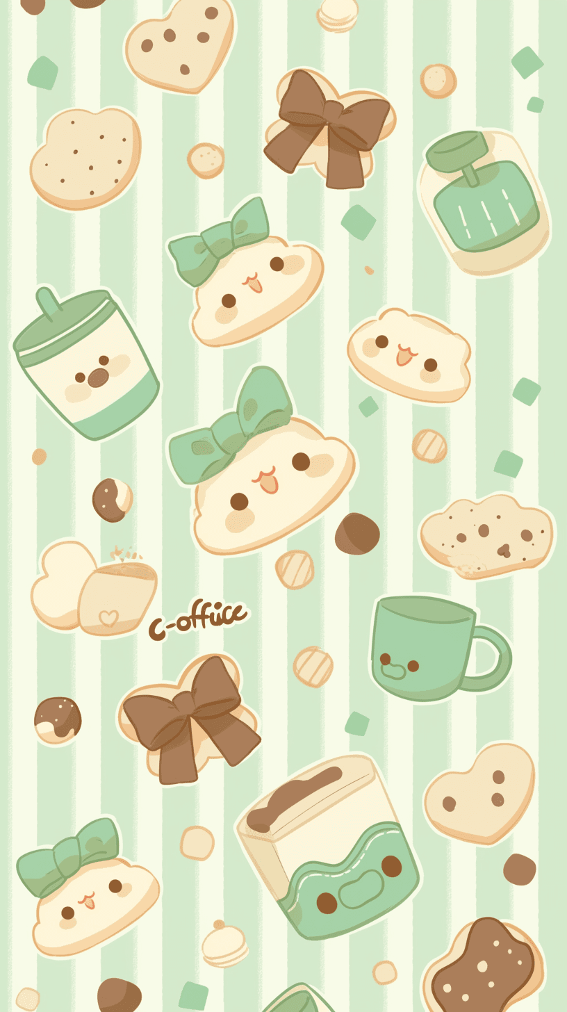 Coffee Toast original repeating artwork