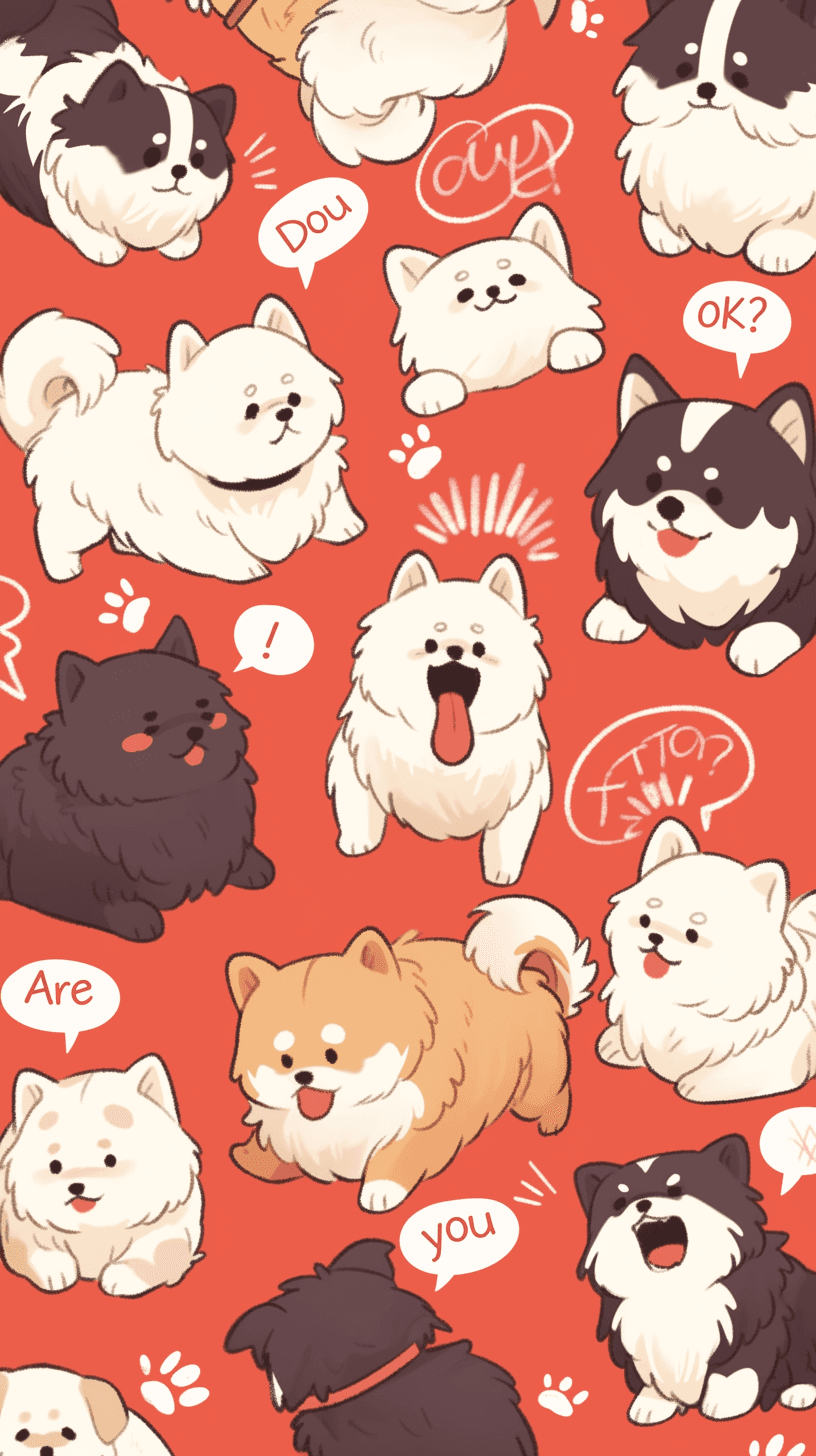 Dog 020 original repeating artwork